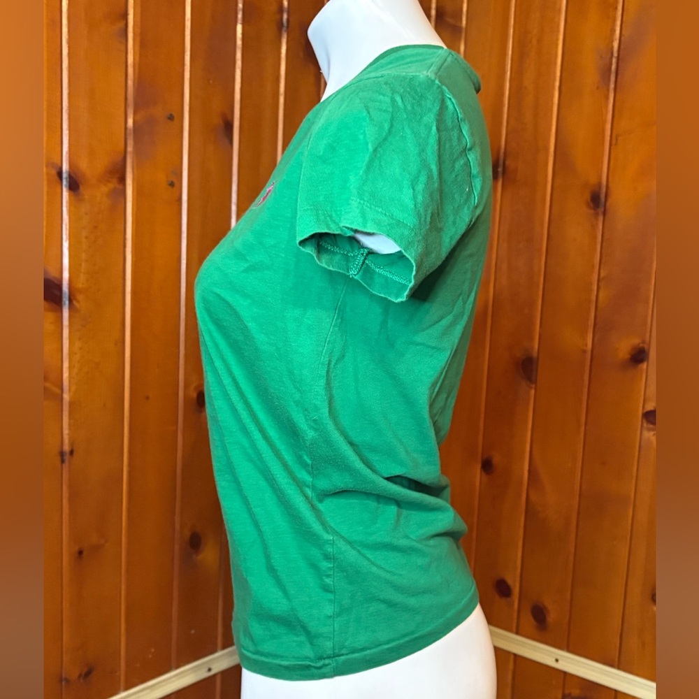 Ralph Lauren Women's S Green T-Shirt Polo - Picture 3 of 6